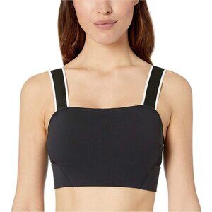 New Balance Sports Bra Small/Medium Black White Studio‎ Enlightened Bandeau